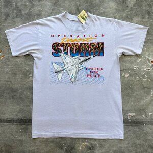 Vintage 1991 Operation Desert Storm Military War Shirt